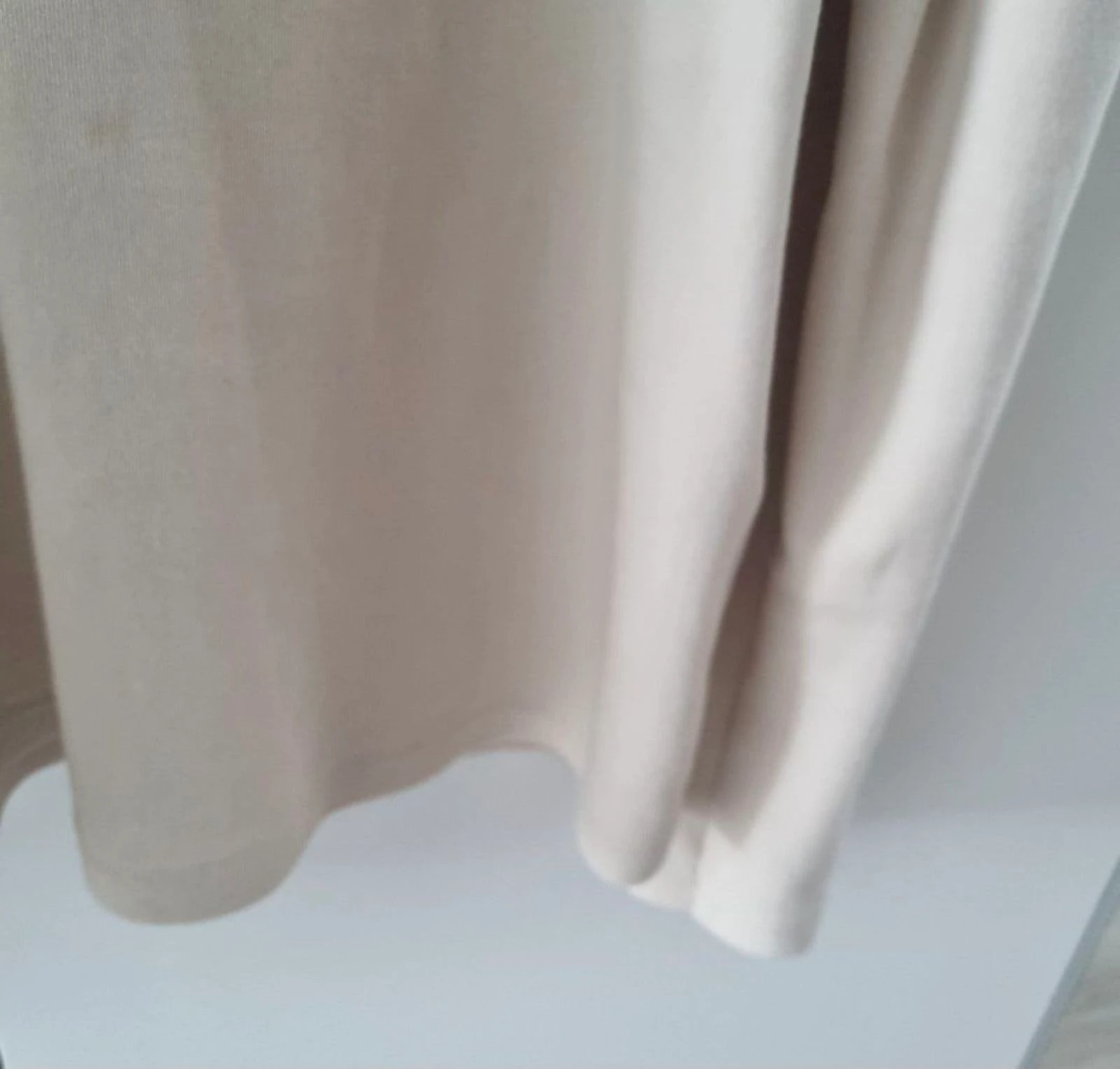 AWARE by Vero Moda Haut/Chemisier à manches bouffantes Beige (100% Coton Biologique) – Taille L (Grand) – photo 5